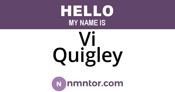 Vi Quigley