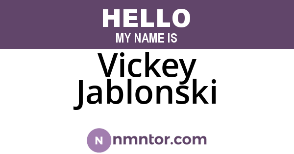 Vickey Jablonski