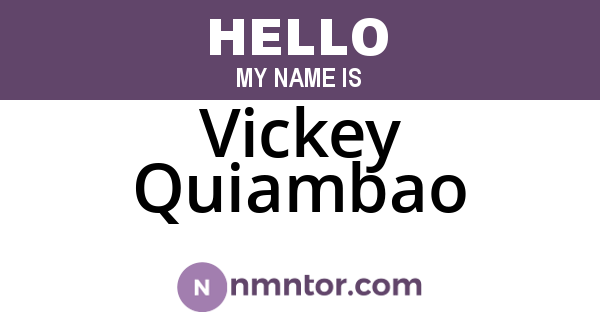 Vickey Quiambao