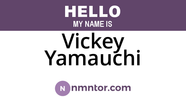 Vickey Yamauchi