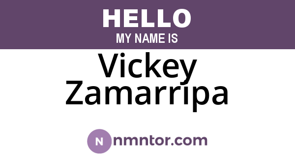 Vickey Zamarripa