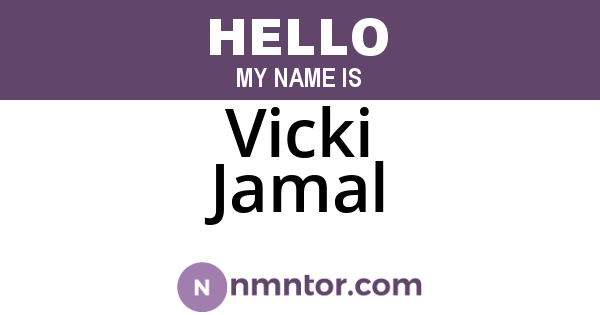 Vicki Jamal