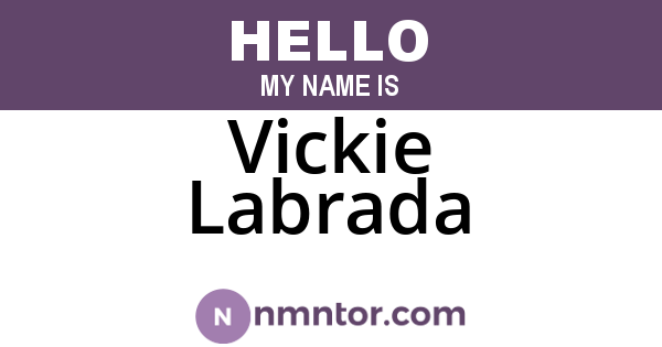 Vickie Labrada