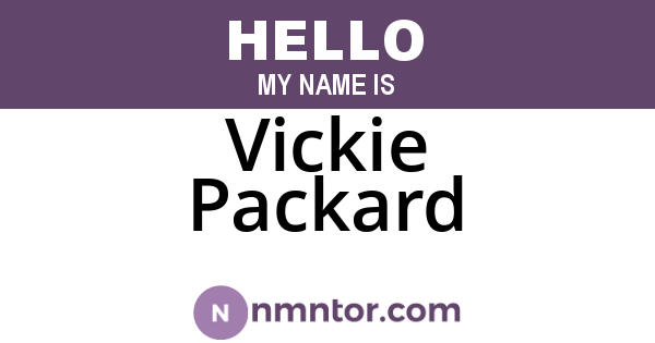 Vickie Packard