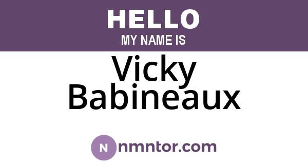 Vicky Babineaux