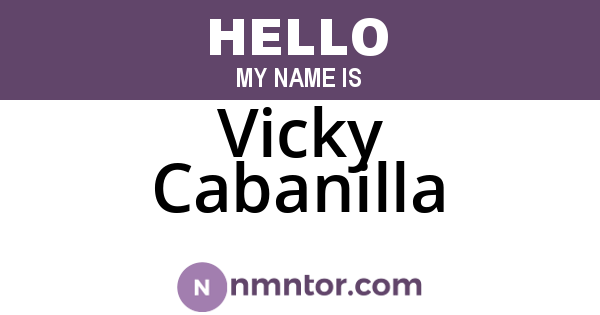 Vicky Cabanilla