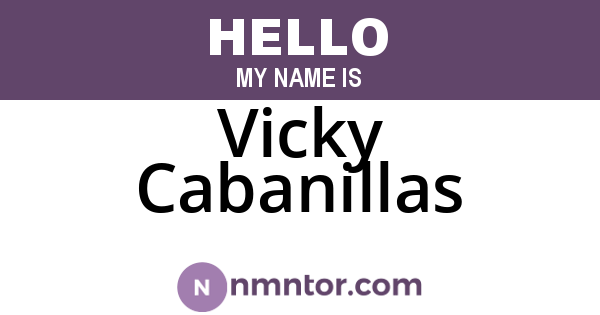 Vicky Cabanillas