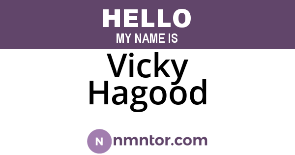 Vicky Hagood