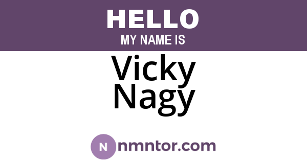 Vicky Nagy