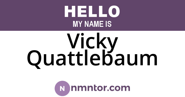 Vicky Quattlebaum