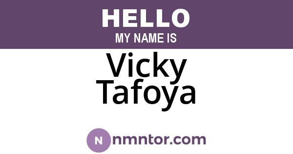 Vicky Tafoya