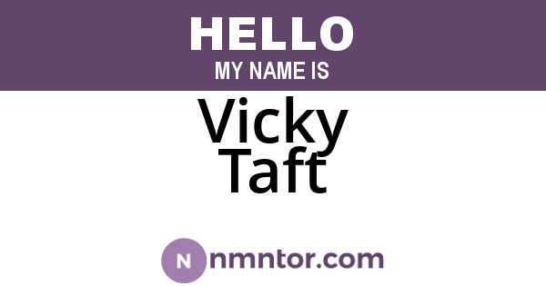 Vicky Taft