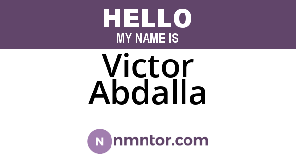 Victor Abdalla