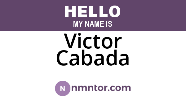 Victor Cabada