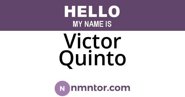 Victor Quinto