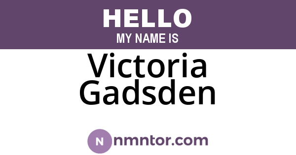 Victoria Gadsden