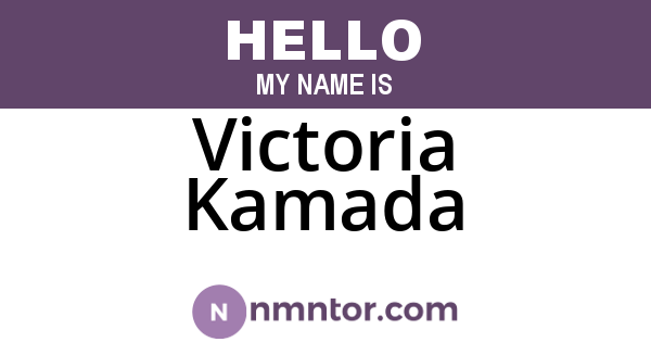 Victoria Kamada