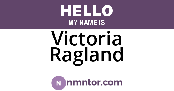 Victoria Ragland