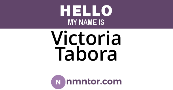 Victoria Tabora