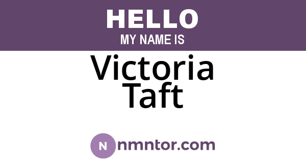 Victoria Taft