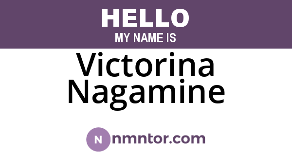 Victorina Nagamine