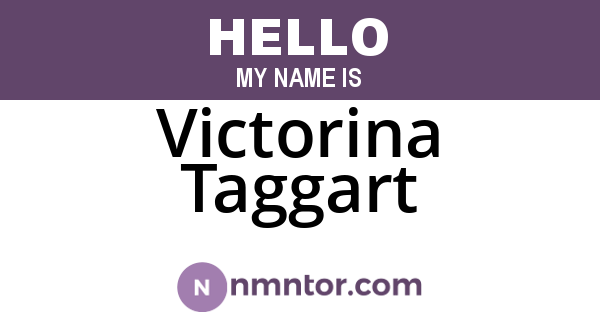 Victorina Taggart