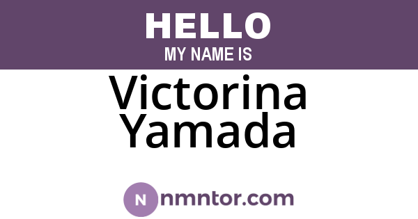 Victorina Yamada