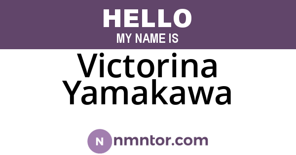 Victorina Yamakawa