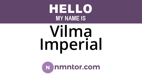 Vilma Imperial