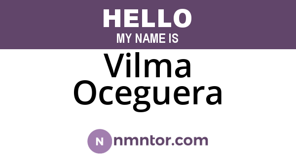 Vilma Oceguera