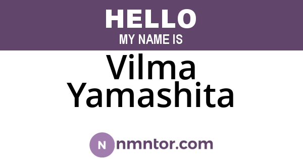 Vilma Yamashita