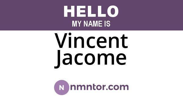 Vincent Jacome