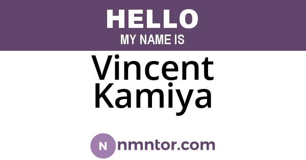 Vincent Kamiya