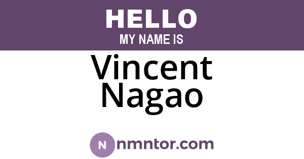 Vincent Nagao