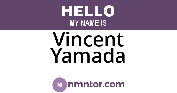 Vincent Yamada