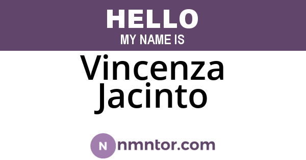 Vincenza Jacinto