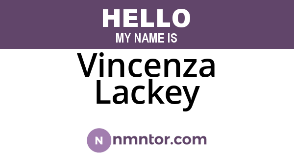 Vincenza Lackey
