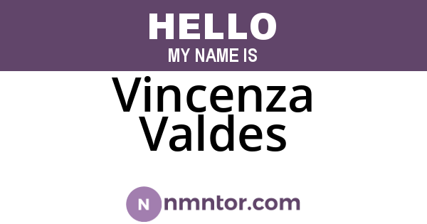 Vincenza Valdes