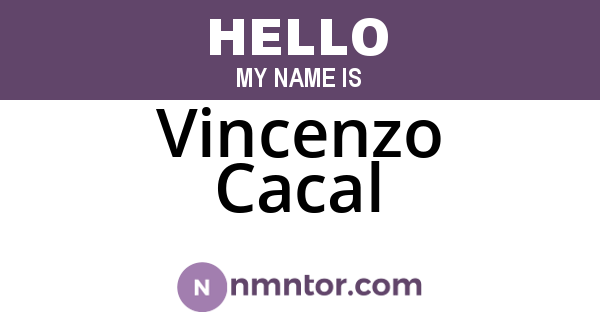 Vincenzo Cacal