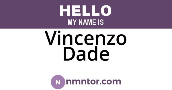 Vincenzo Dade