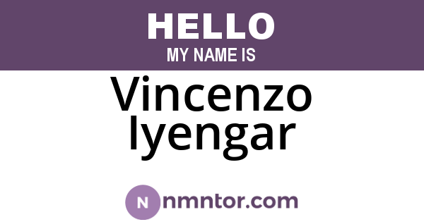 Vincenzo Iyengar