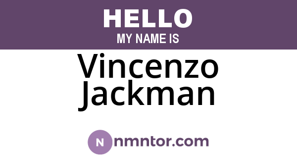 Vincenzo Jackman