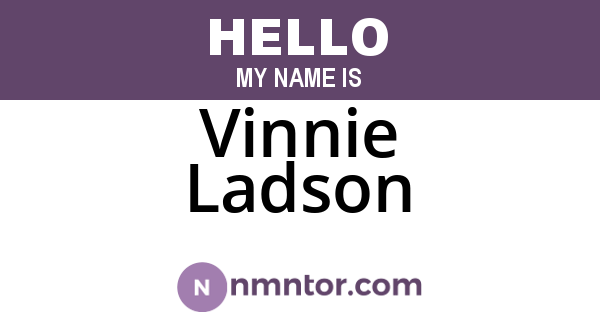 Vinnie Ladson