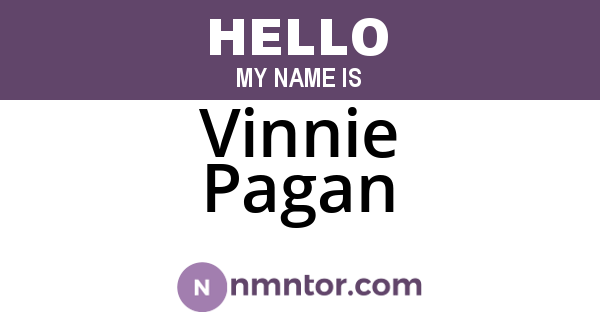 Vinnie Pagan