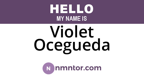 Violet Ocegueda