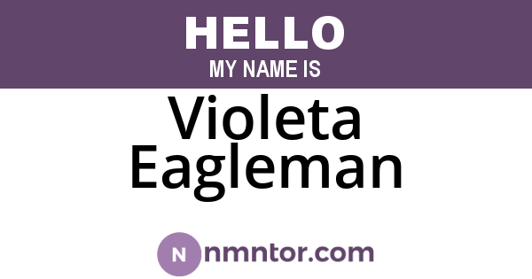 Violeta Eagleman