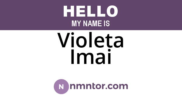 Violeta Imai