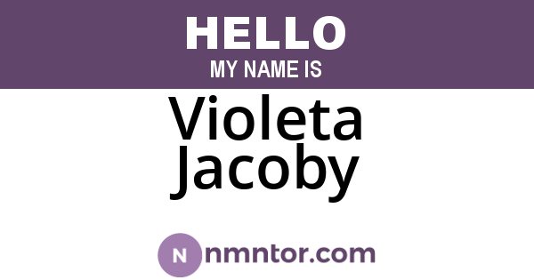 Violeta Jacoby