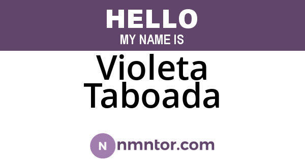 Violeta Taboada
