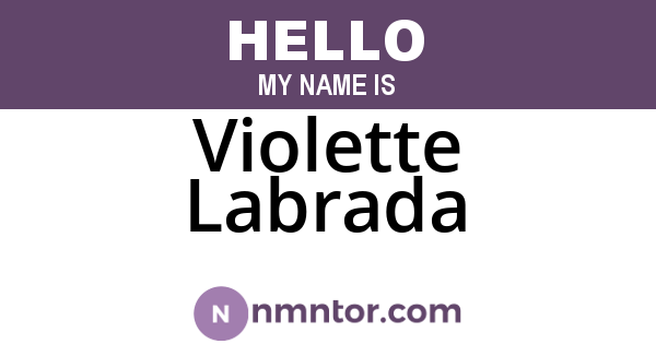 Violette Labrada